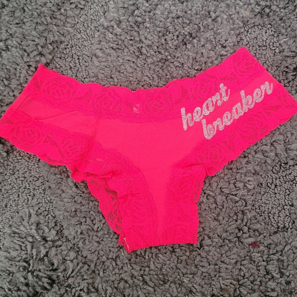 PINK Heart Breaker Panties